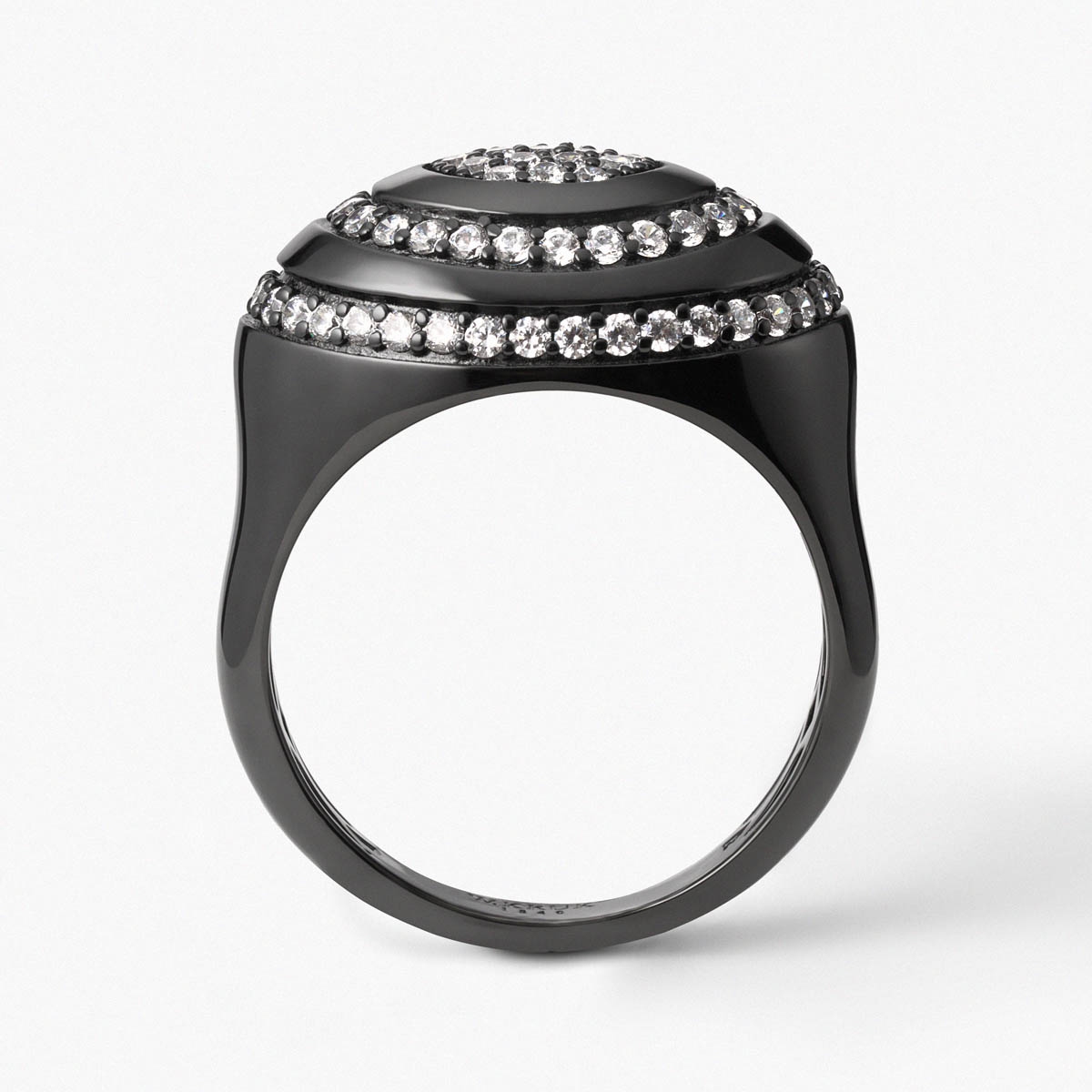 Pierścionek srebrny Meteory