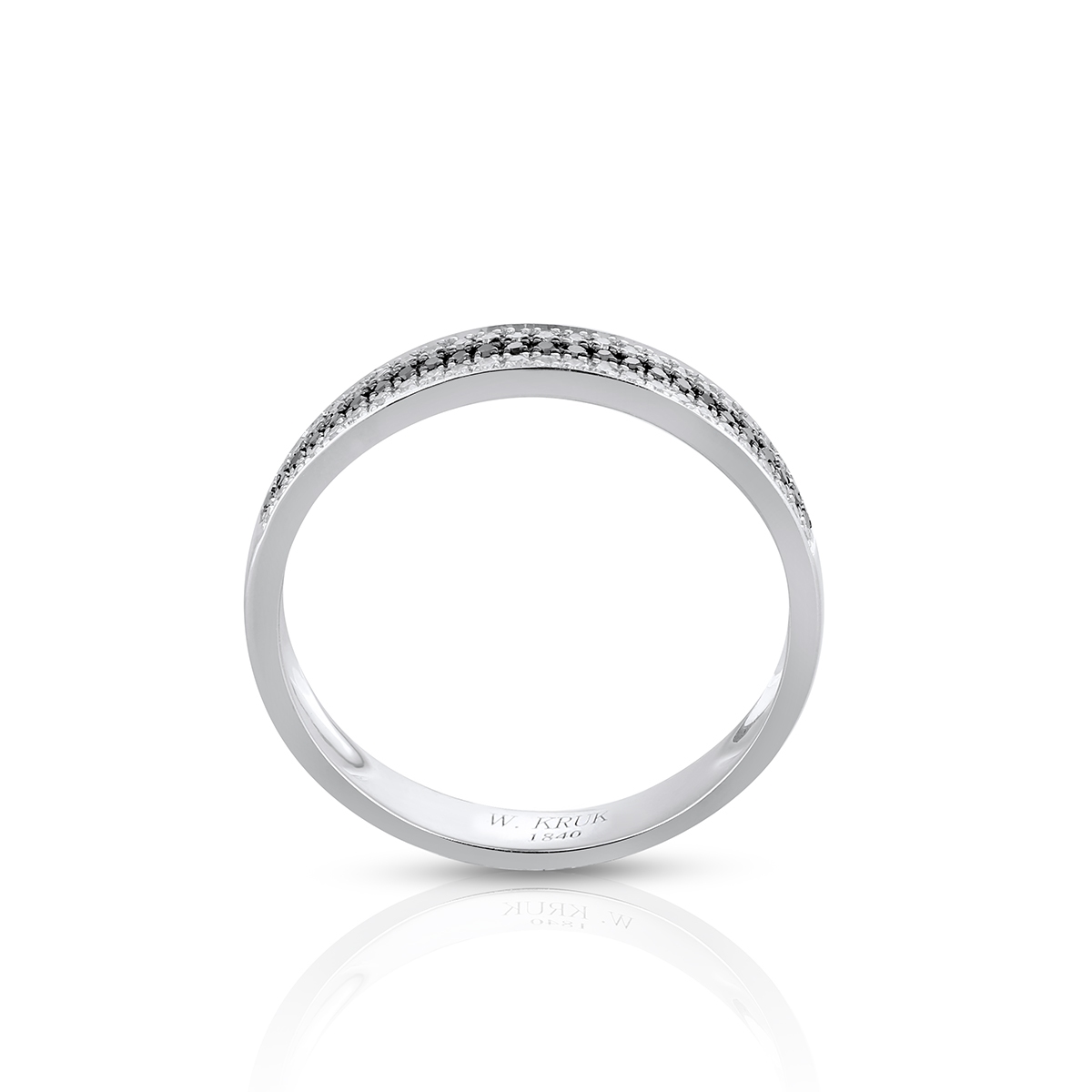 Pierścionek złoty z diamentami