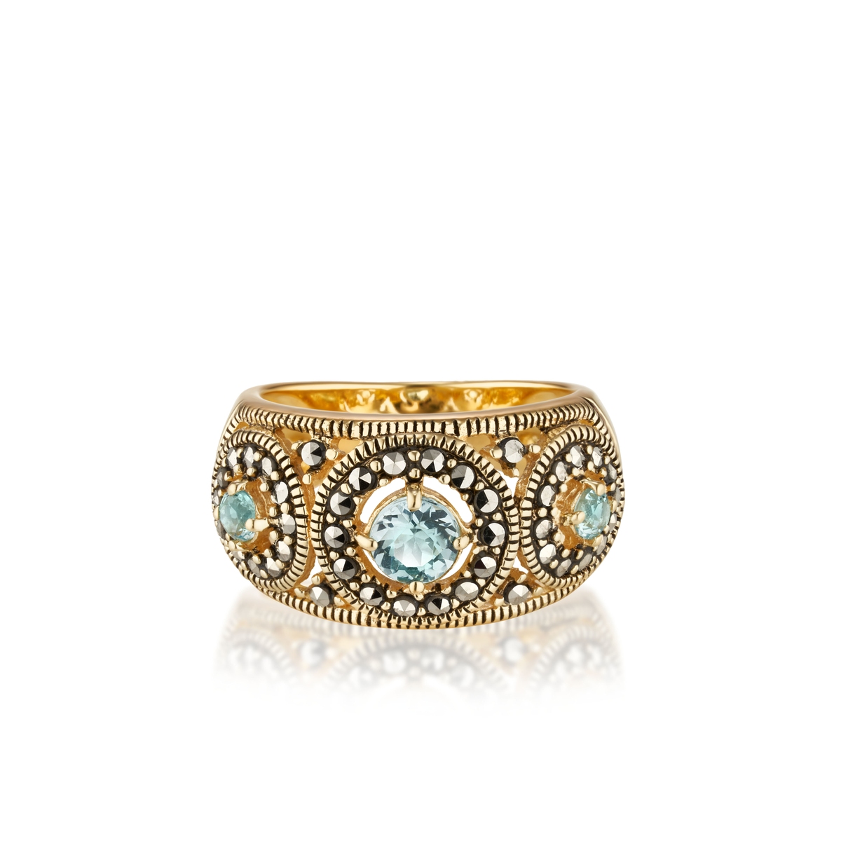 Pierścionek srebrny Royal