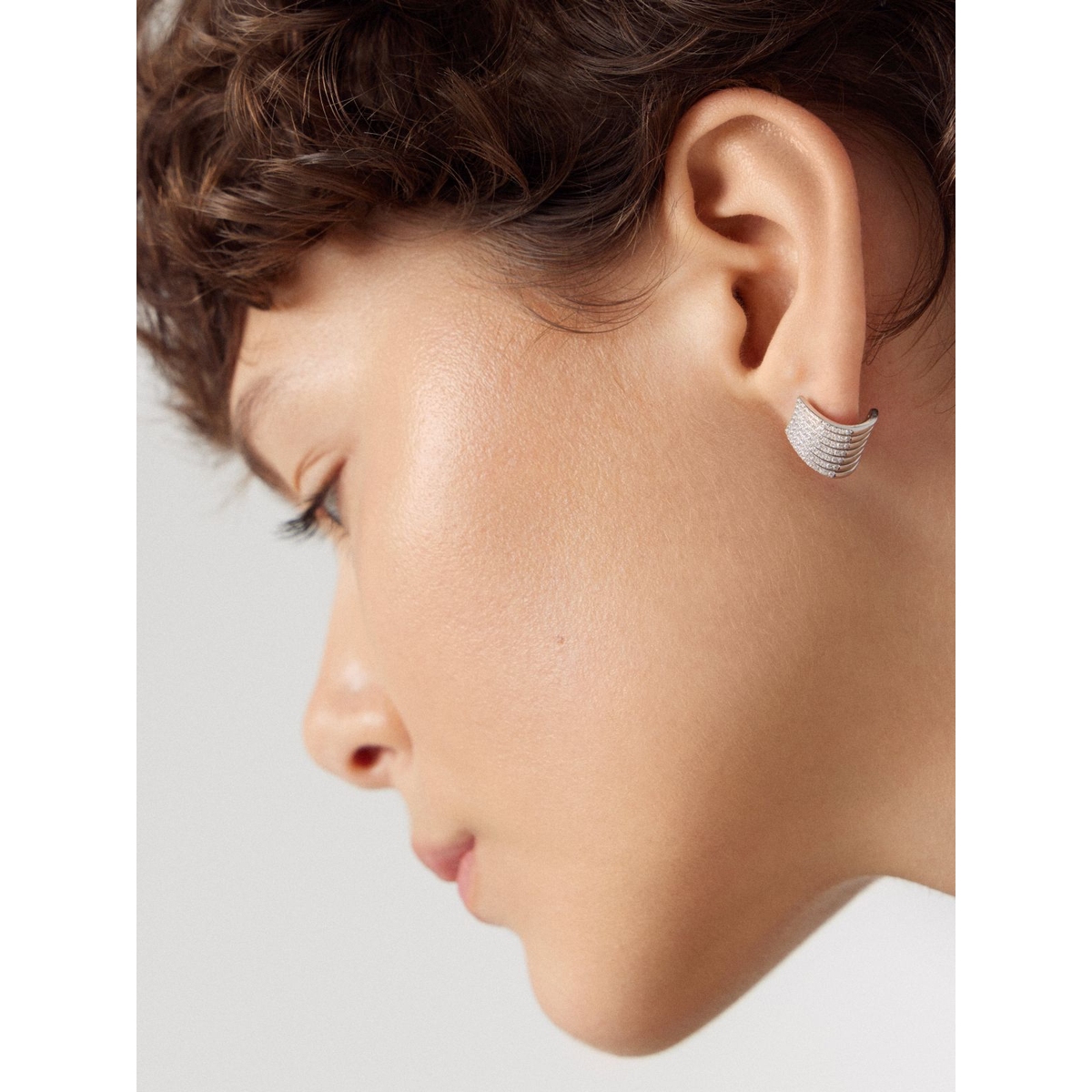 Kolczyki srebrne z cyrkoniami