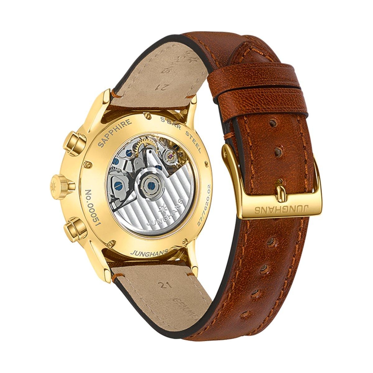 ZEGAREK JUNGHANS MEISTER CHRONOSCOPE DATE ENGLISH