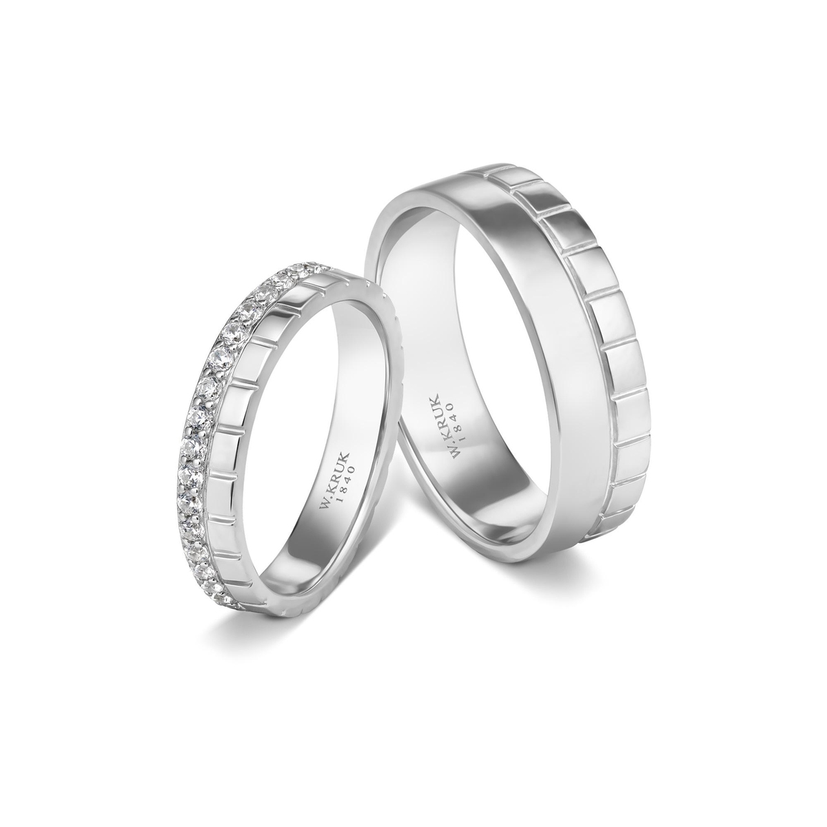 Obrączka srebrna SANTIAGO