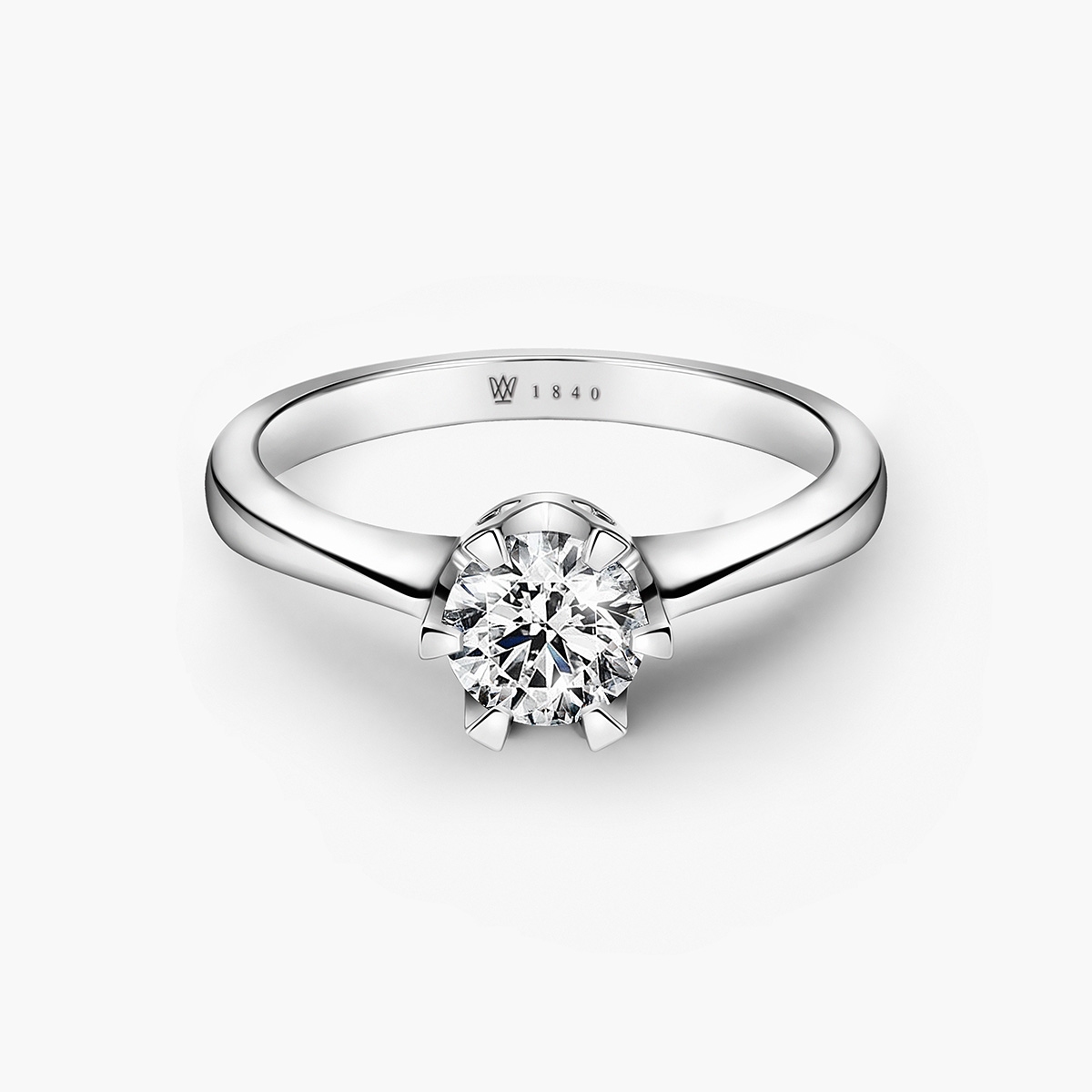 Pierścionek zaręczynowy złoty Jedyny