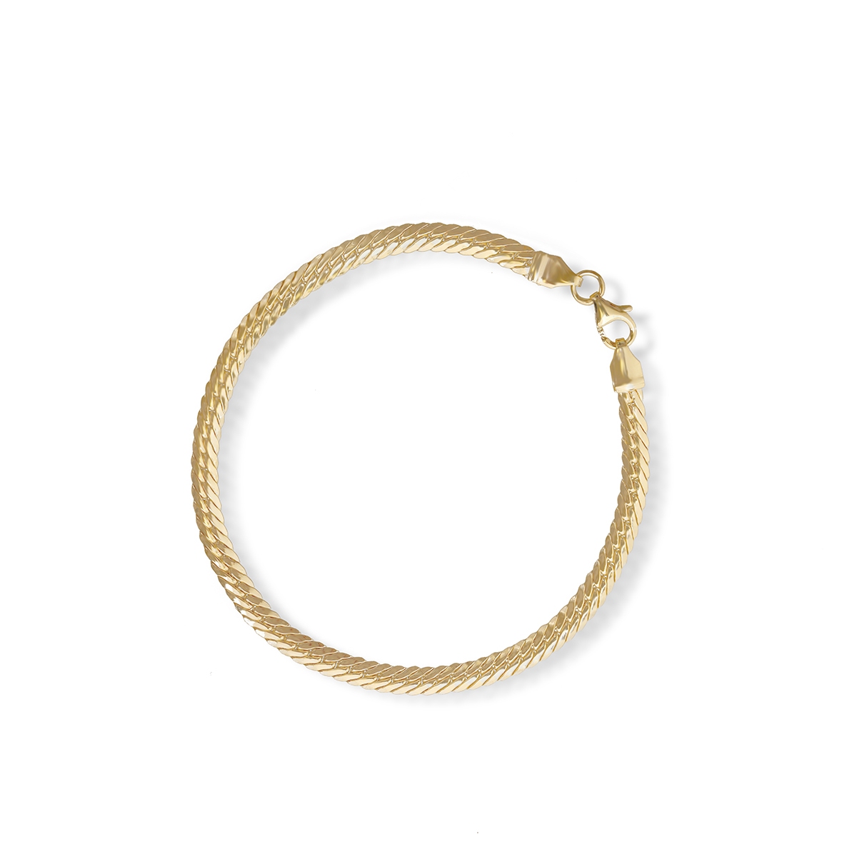 Bransoleta złota żmijka
