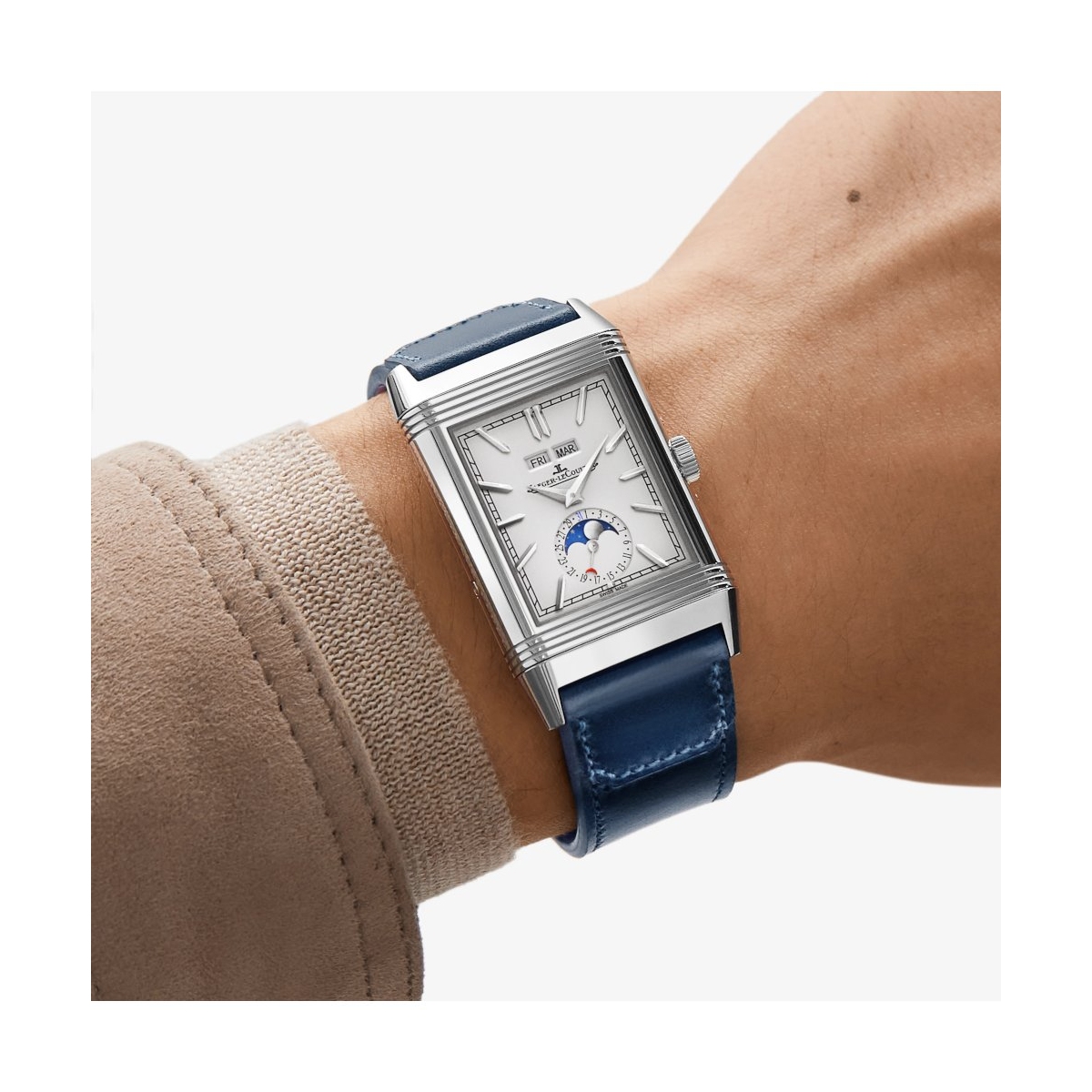 ZEGAREK JAEGER-LECOULTRE REVERSO TRIBUTE DUOFACE CALENDAR