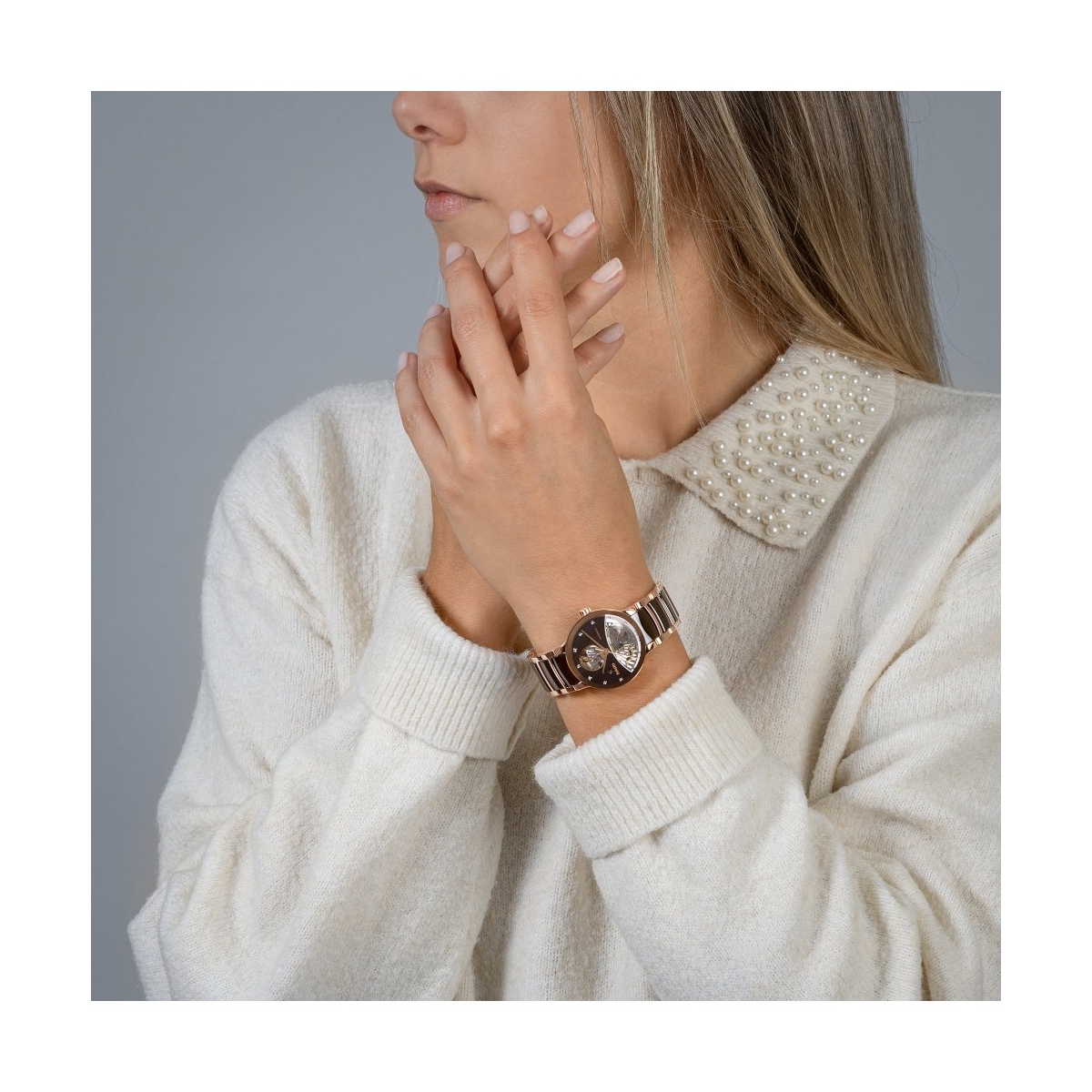 ZEGAREK RADO Centrix Automatic Diamonds Open Heart