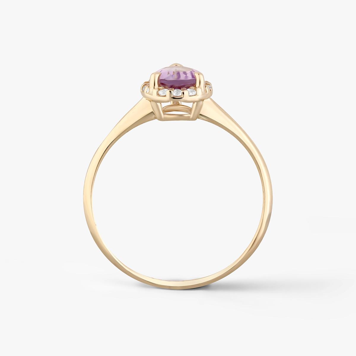 Pierścionek złoty Maria Antonina