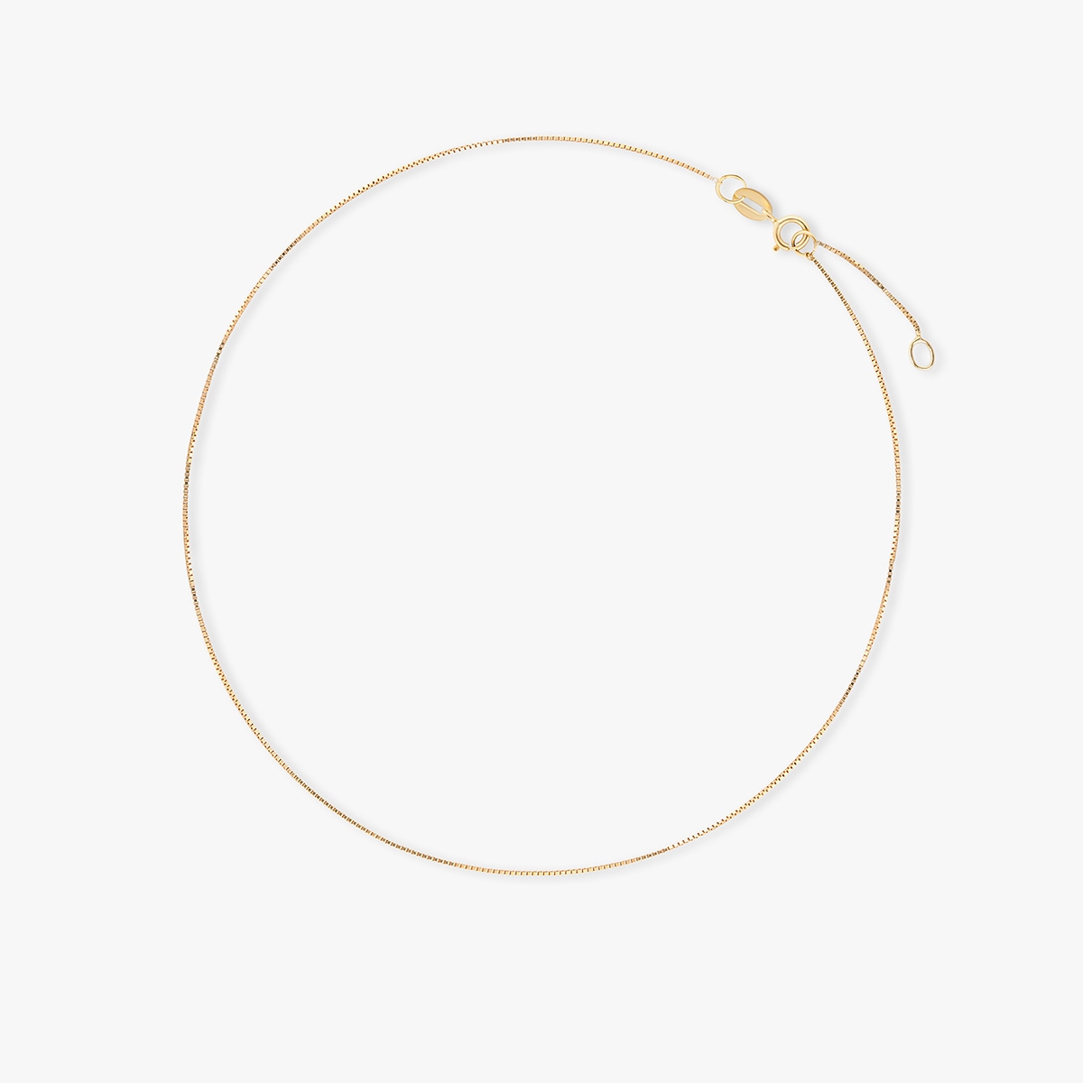 Bransoleta złota na nogę