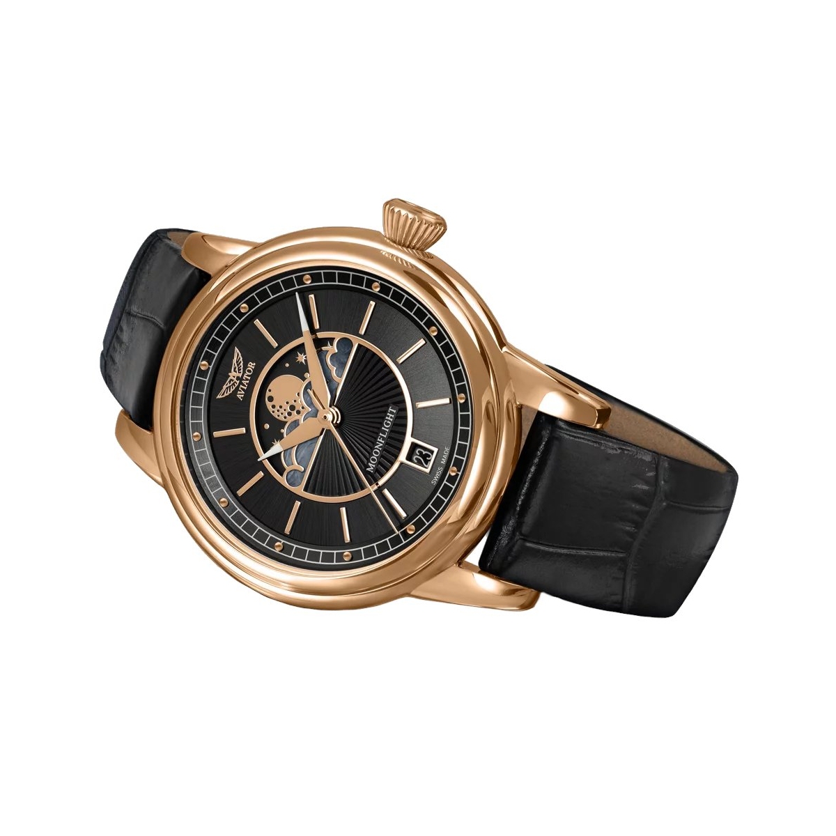 ZEGAREK AVIATOR DOUGLAS MOONFLIGHT