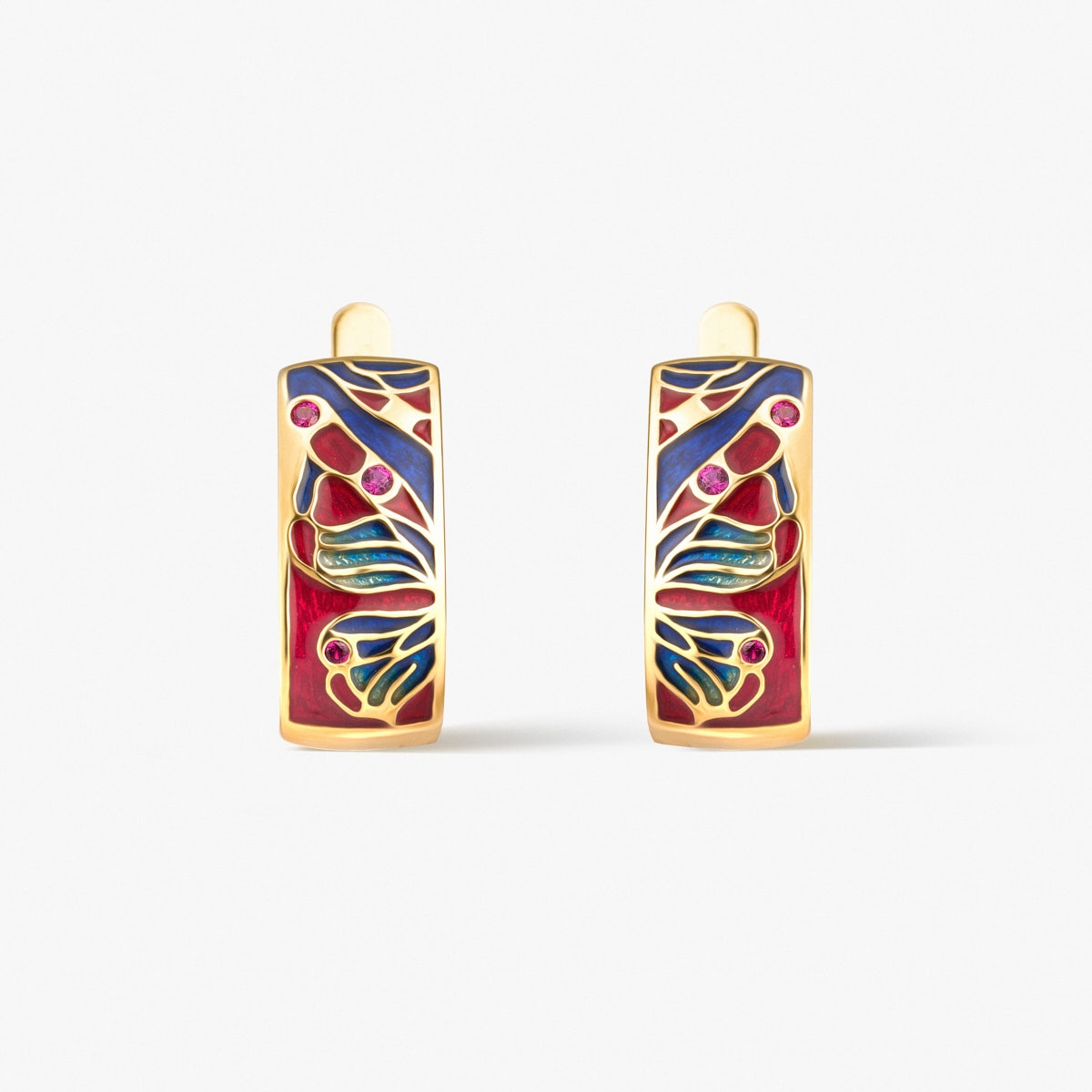 Kolczyki srebrne Imaginarium