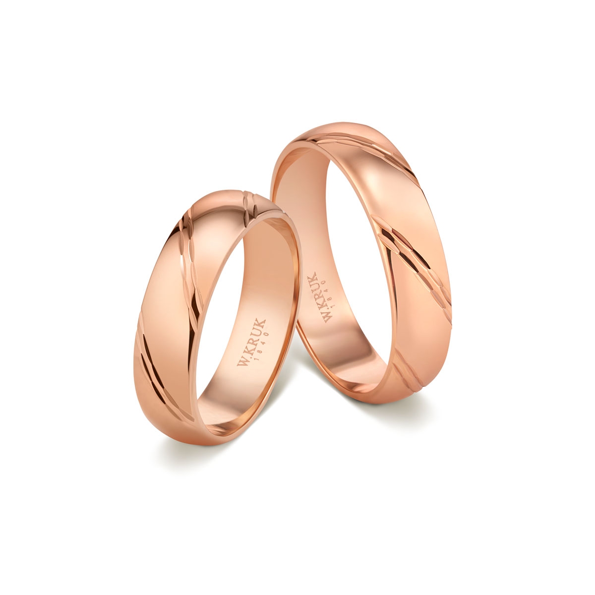 Komplet obrączek złotych SENTIMENTO