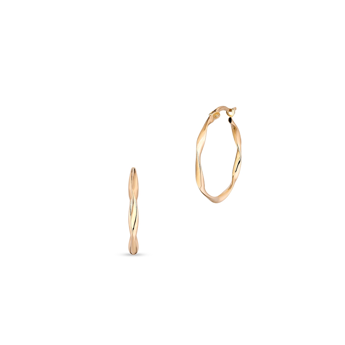 Kolczyki złote koła