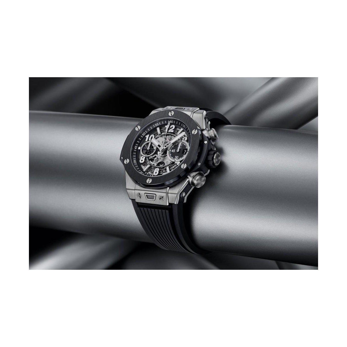 ZEGAREK HUBLOT BIG BANG UNICO TITANIUM CERAMIC CHRONOGRAPH