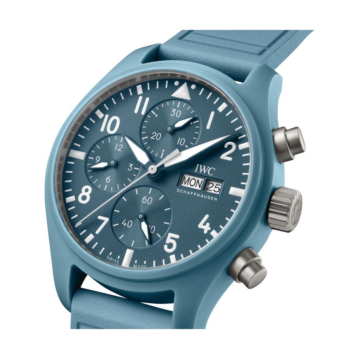 ZEGAREK IWC SCHAFFHAUSEN PILOT'S CHRONOGRAPH TOP GUN MIRAMAR