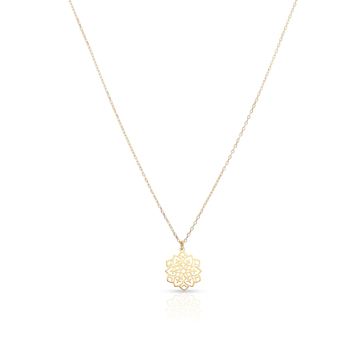 Naszyjnik srebrny pozłacany