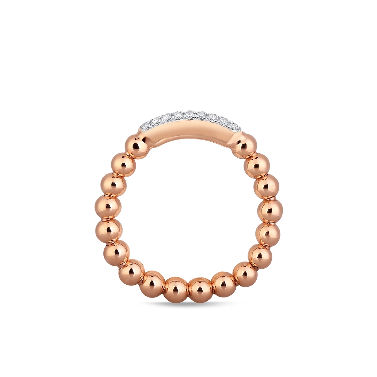 Pierścionek różowe złoto HULCHI BELLUNI