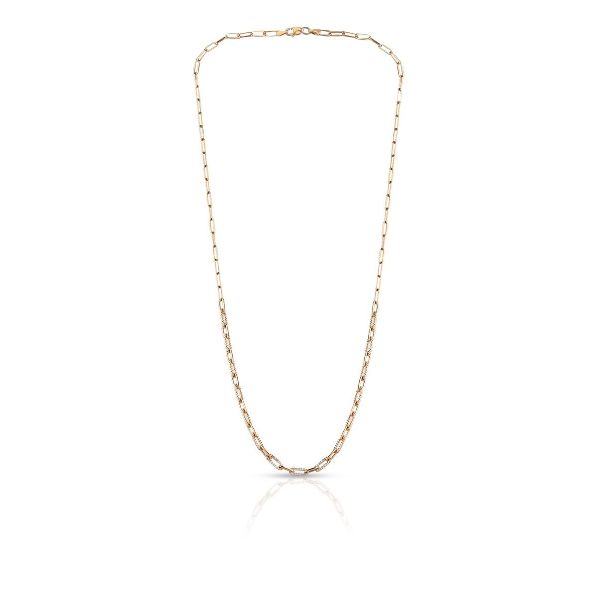 Naszyjnik złoty z brylantami W.KRUK