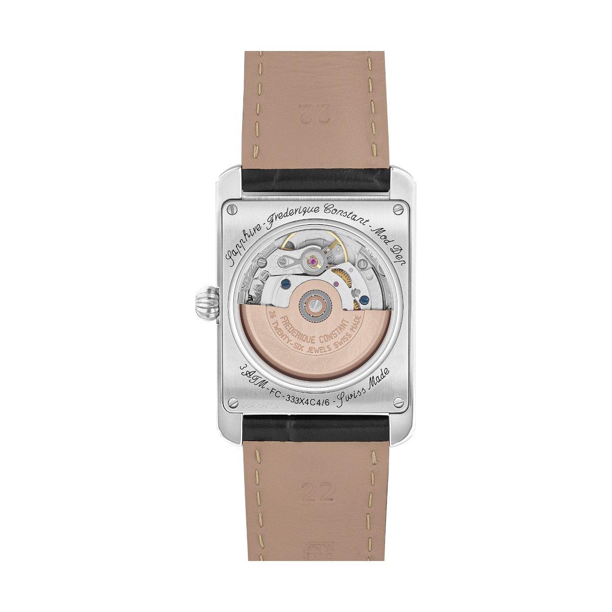 ZEGAREK FREDERIQUE CONSTANT CLASSICS CARREE MOONPHASE AUTOMATIC