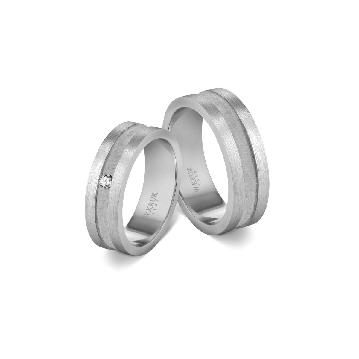 Komplet obrączek złotych ROSSALIA