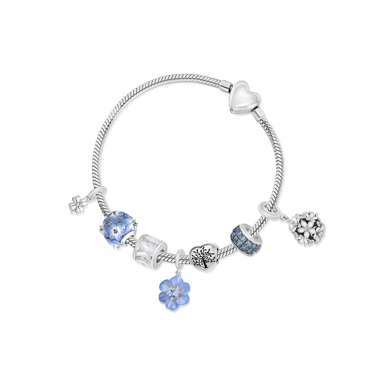 Zawieszka srebrna Kwiaty Nocy