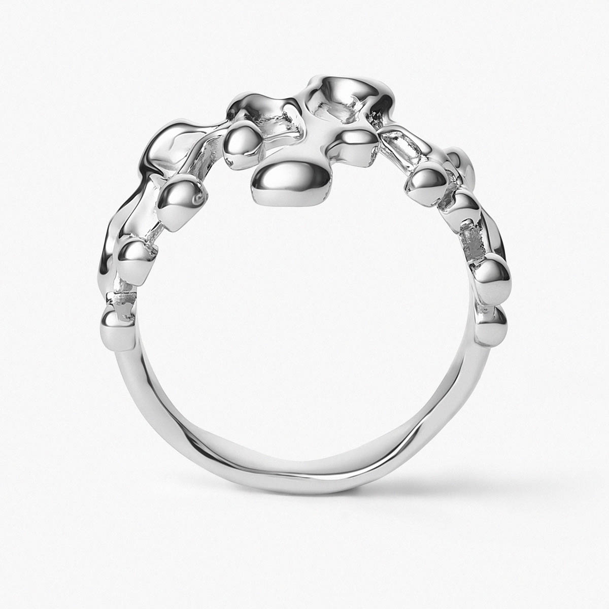 Pierścionek srebrny Modern