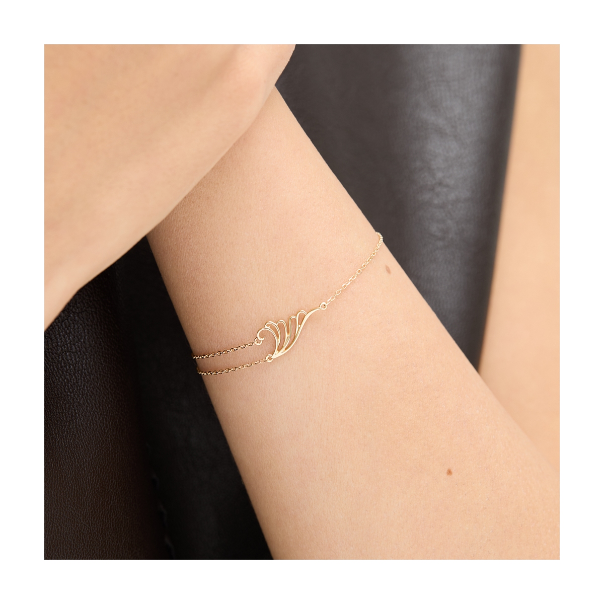 Bransoleta złota KOI