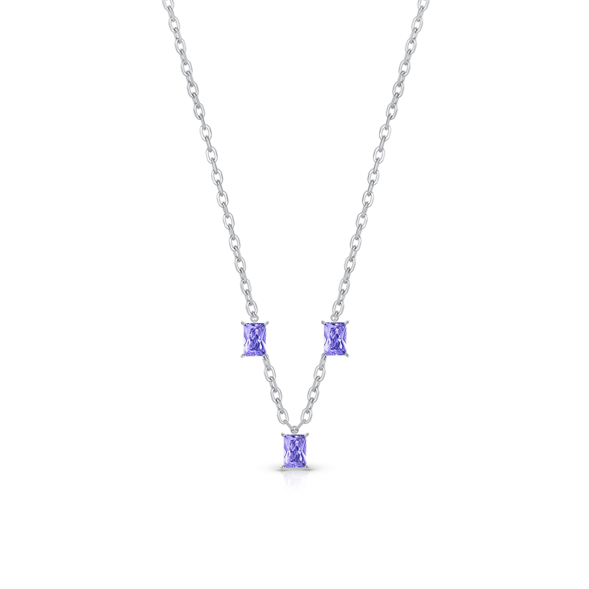 Naszyjnik srebrny Impresja