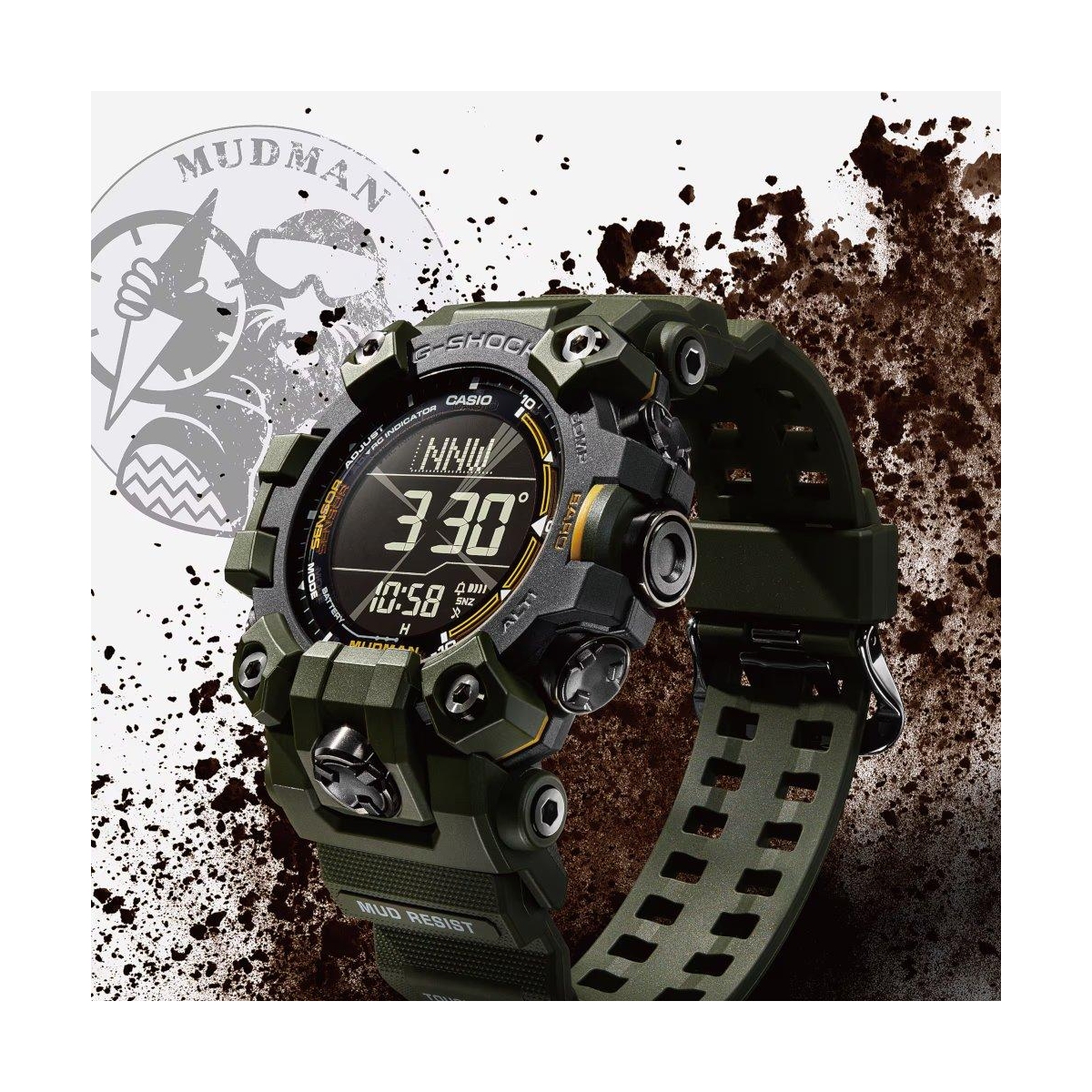 ZEGAREK G-SHOCK MASTER OF G MUDMEN