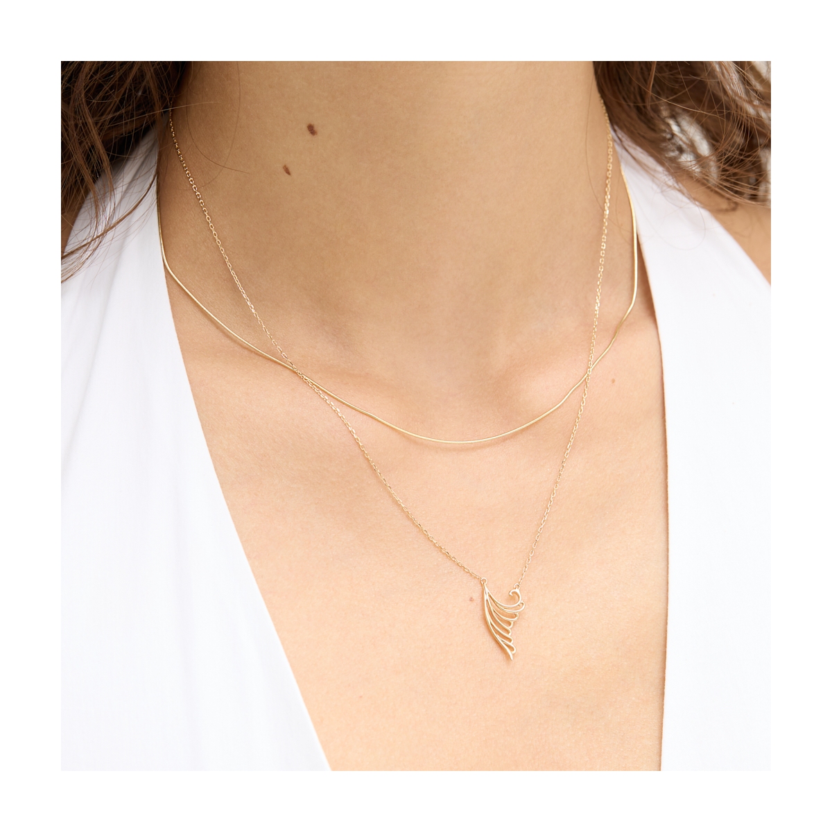 Naszyjnik złoty KOI