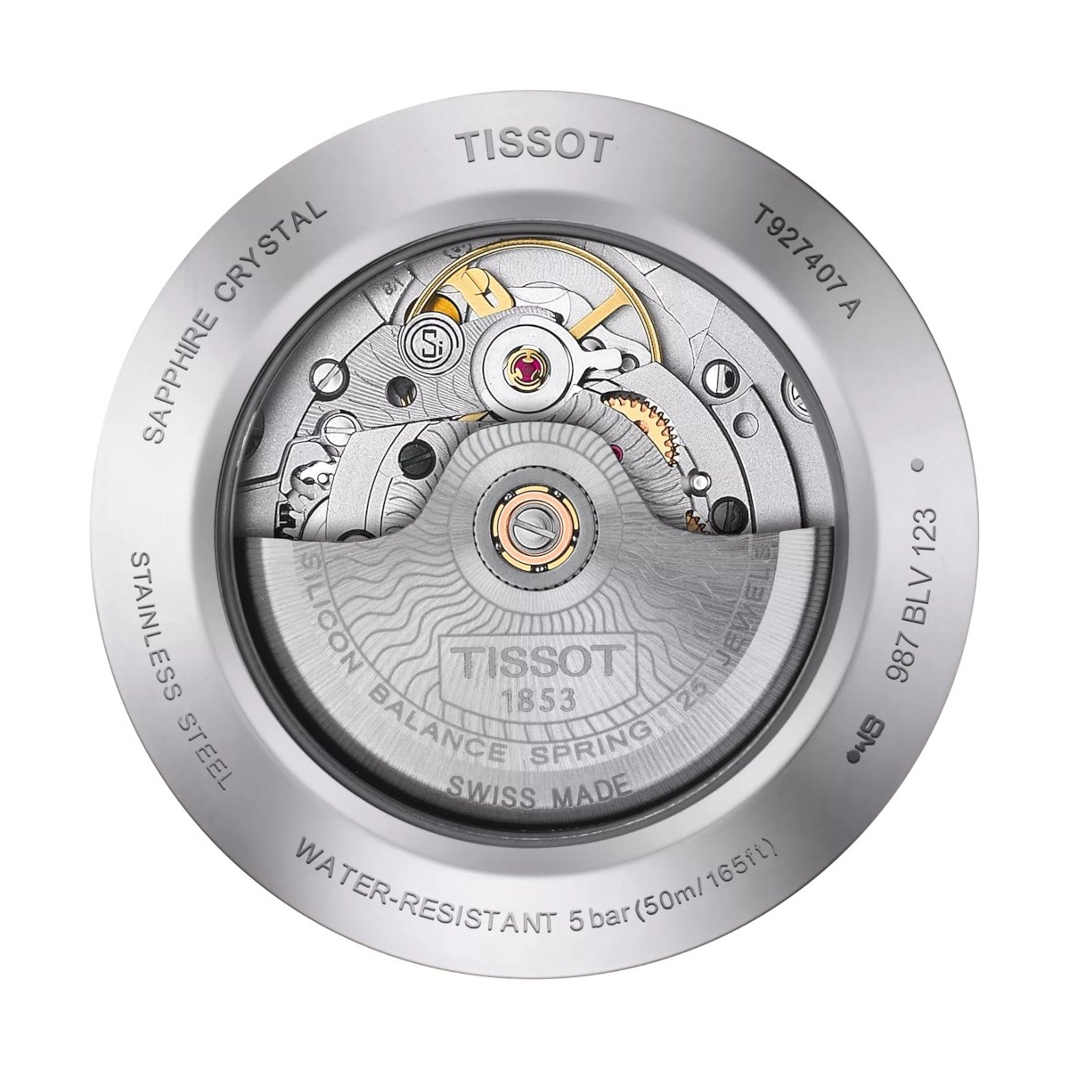 Tissot Gentleman Powermatic 80 Silicium Solid 18k Gold Bezel