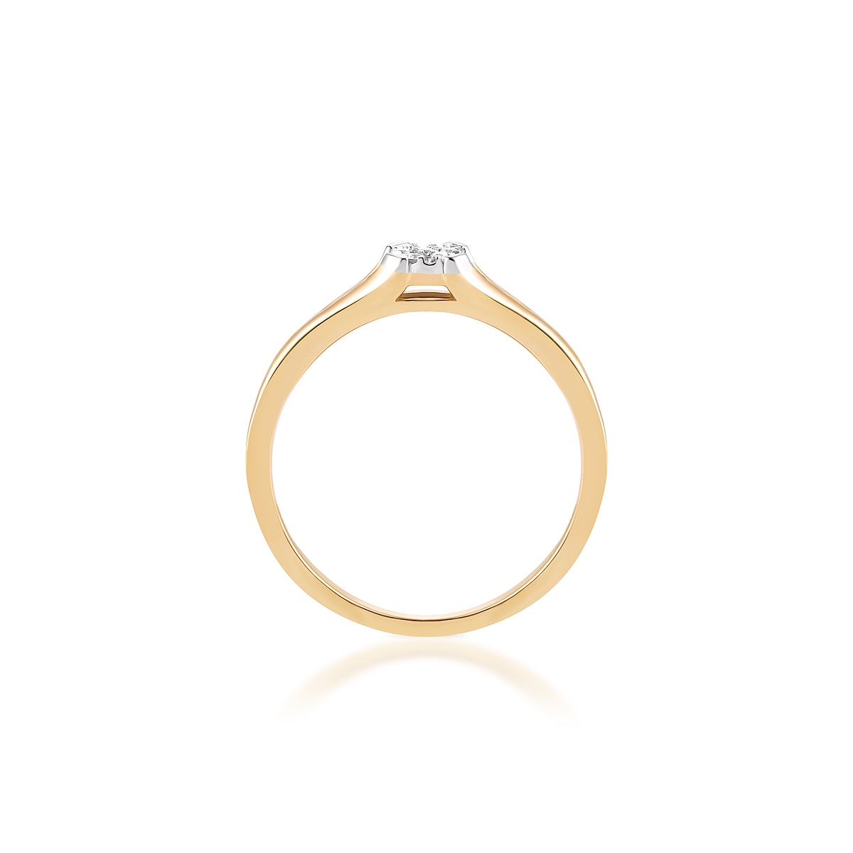 Pierścionek zaręczynowy z brylantem