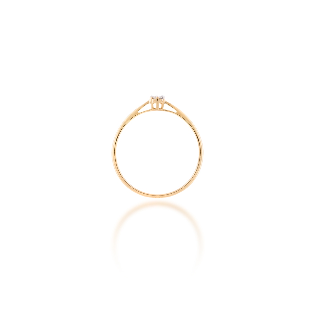 Pierścionek zaręczynowy złoty W.KRUK