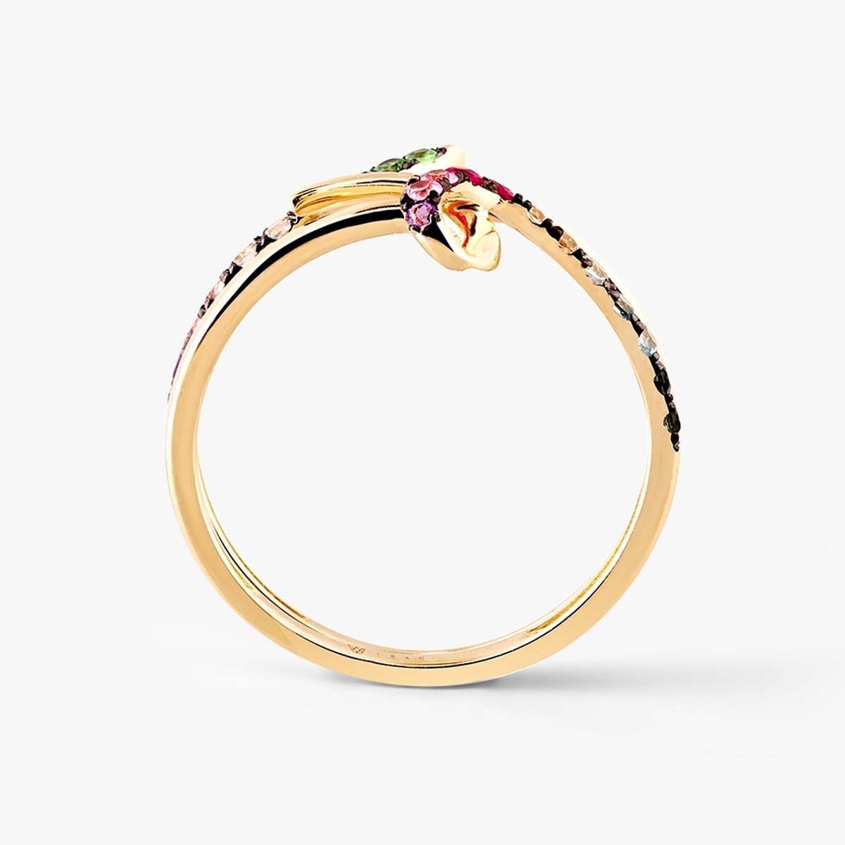 Pierścionek złoty Preludium Paradise Birds