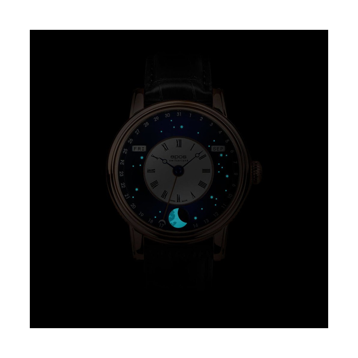 ZEGAREK EPOS ARTISTRY 3439 BM V-STYLE AUTOMATIC MOONPHASE