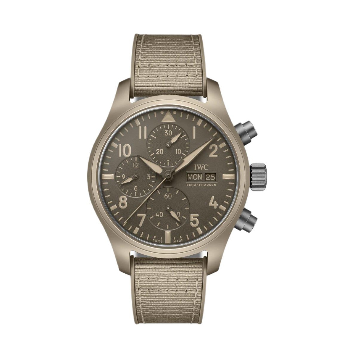 ZEGAREK IWC SCHAFFHAUSEN PILOT'S CHRONOGRAPH 41 TOP GUN MOJAVE DESERT