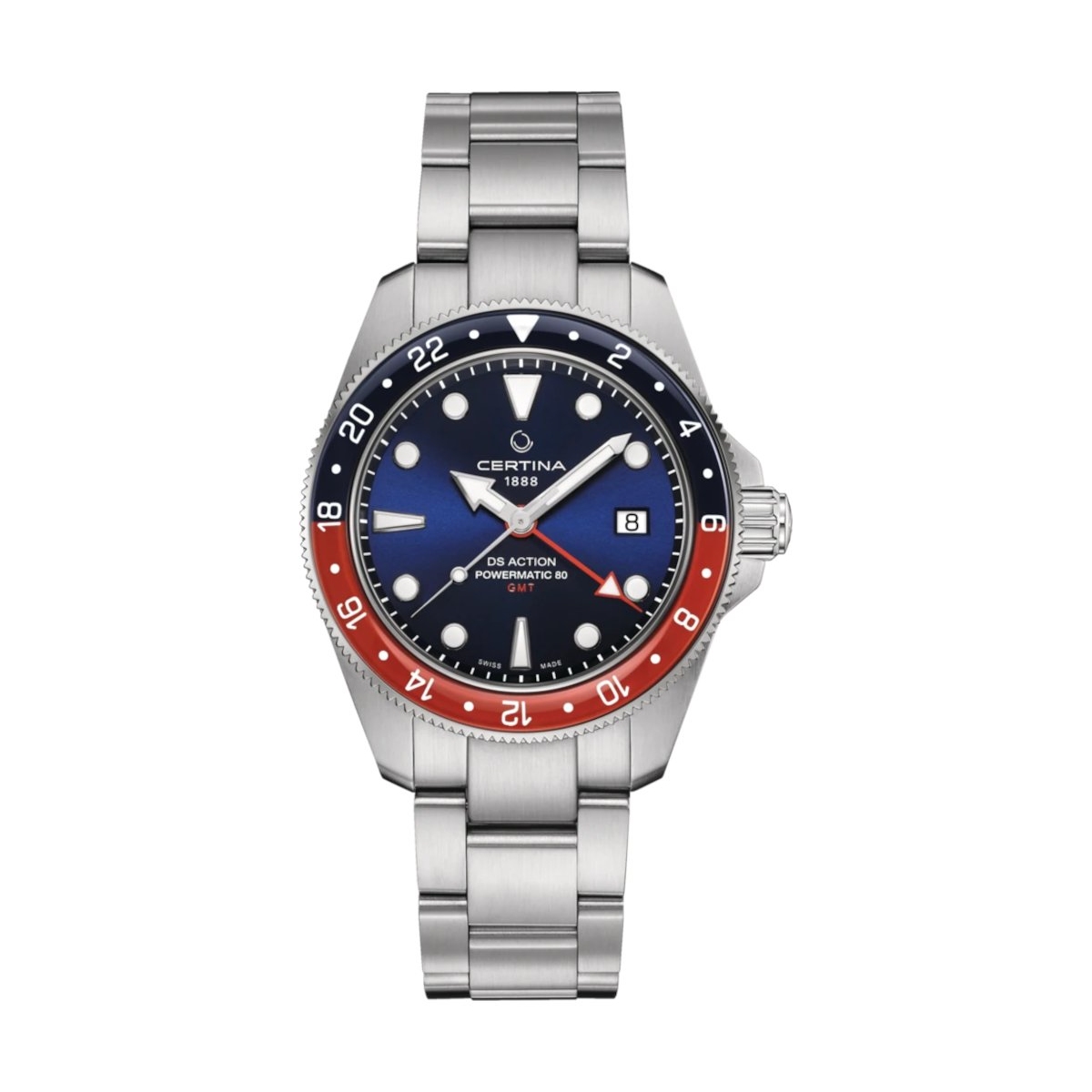 ZEGAREK CERTINA DS Action GMT Powermatic 80
