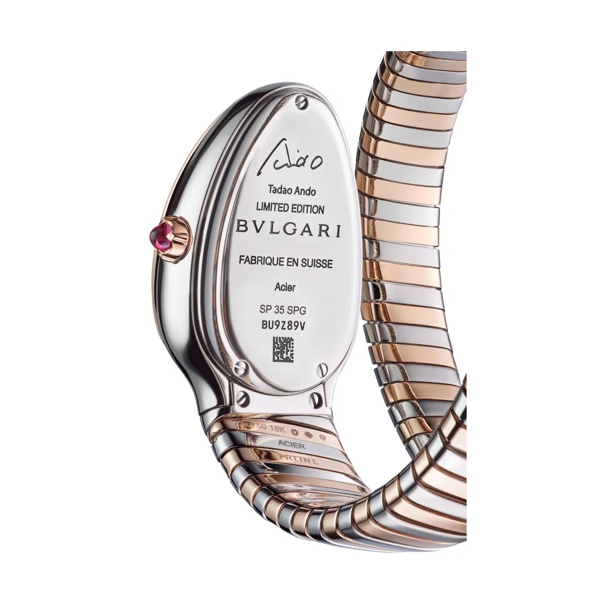 ZEGAREK BVLGARI SERPENTI TUBOGAS X TADAO ANDO