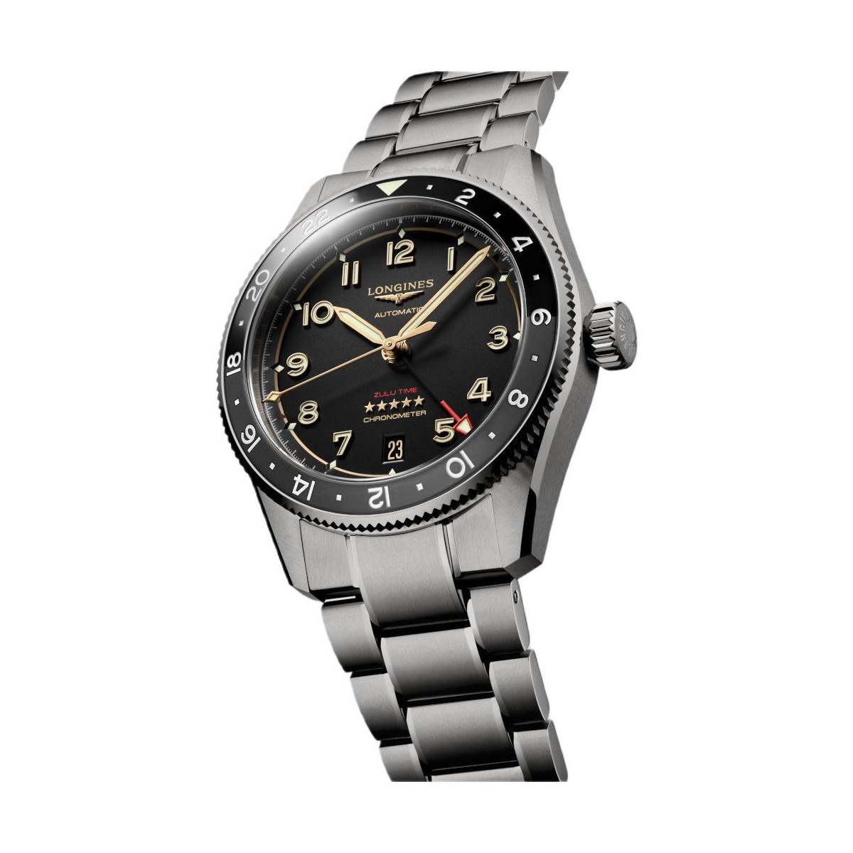 LONGINES SPIRIT ZULU TIME TITANIUM