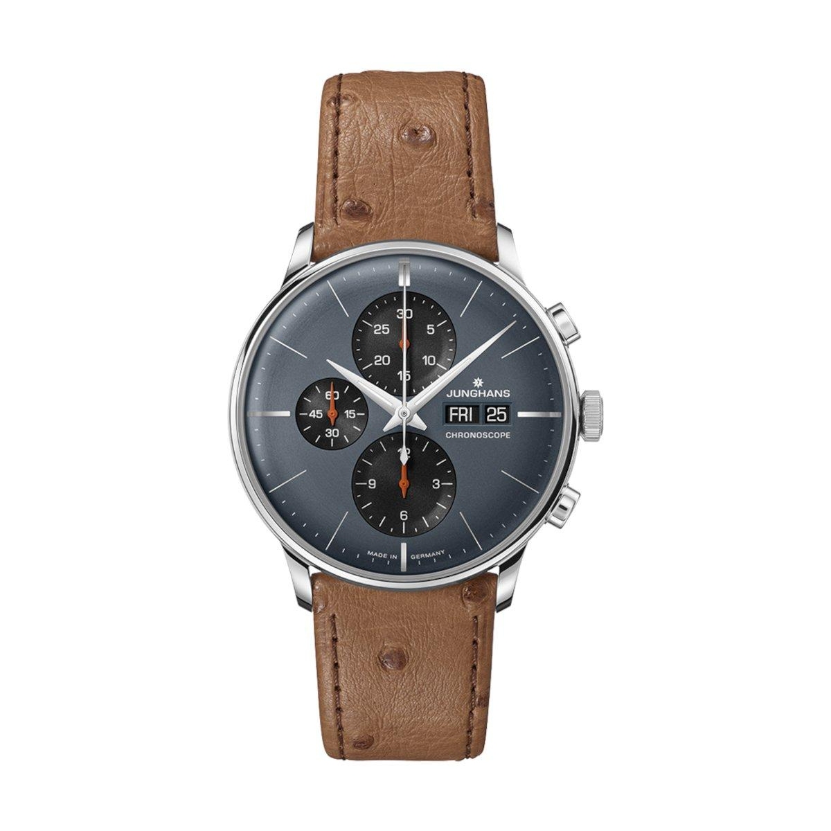 ZEGAREK JUNGHANS MEISTER CHRONOSCOPE DATE ENGLISH