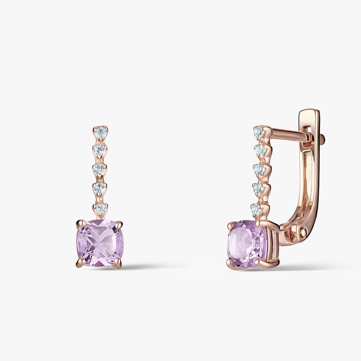 Kolczyki złote Maria Antonina