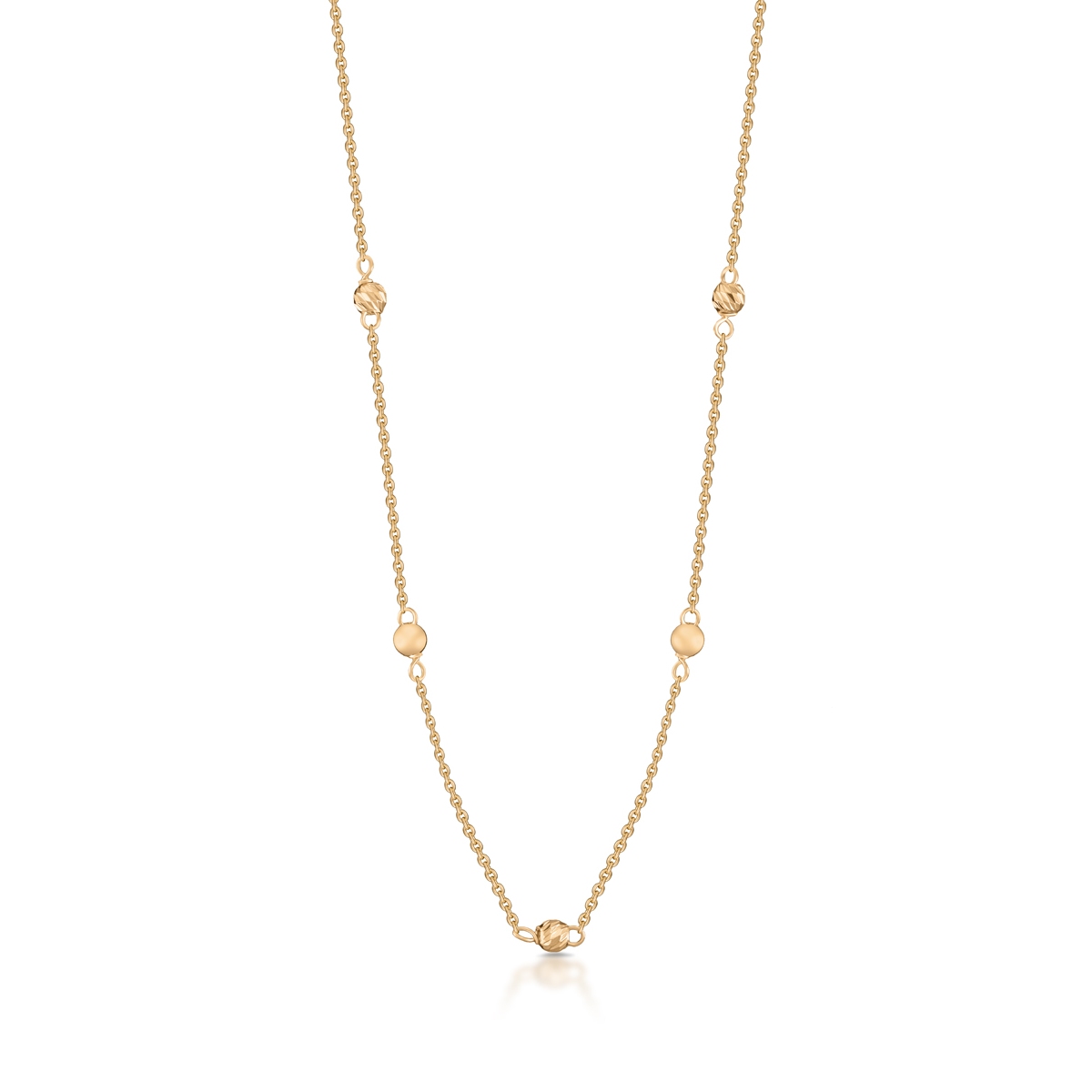 Naszyjnik złoty z kulkami