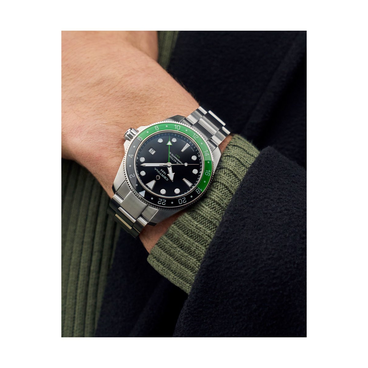 ZEGAREK CERTINA DS Action GMT Powermatic 80