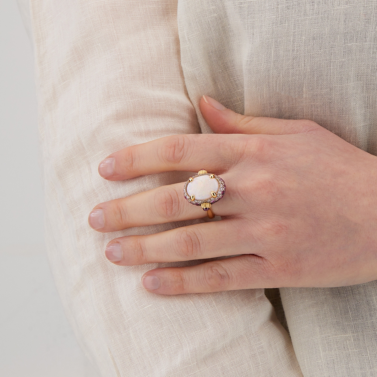 Pierścionek złoty NANIS