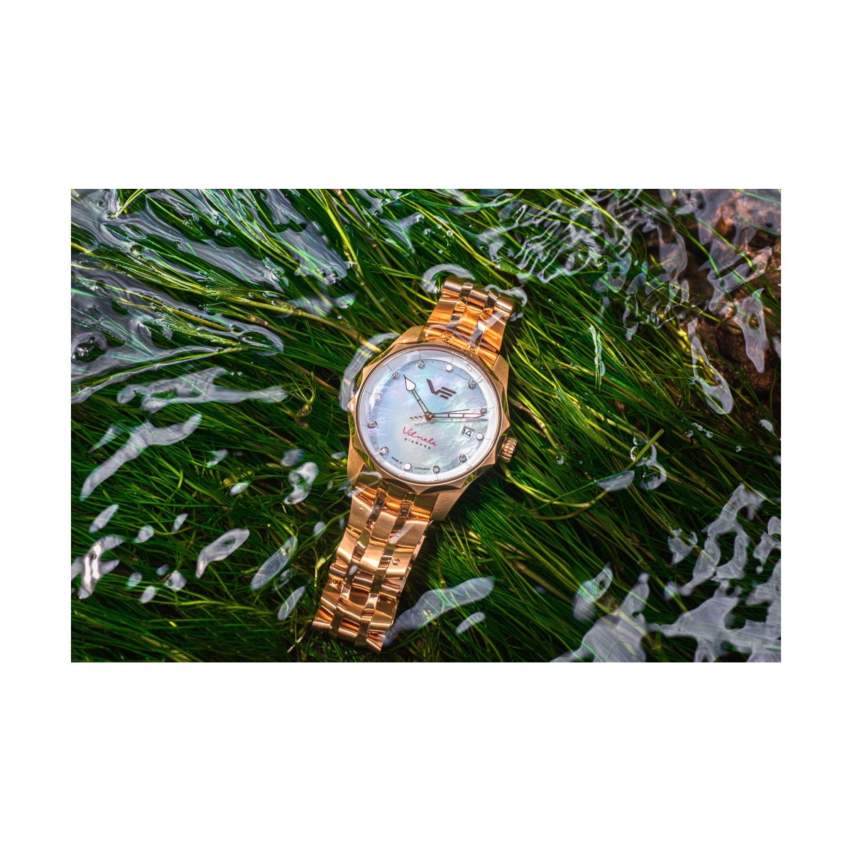 ZEGAREK VOSTOK EUROPE VILNELE SOLAR DIAMONDS SET