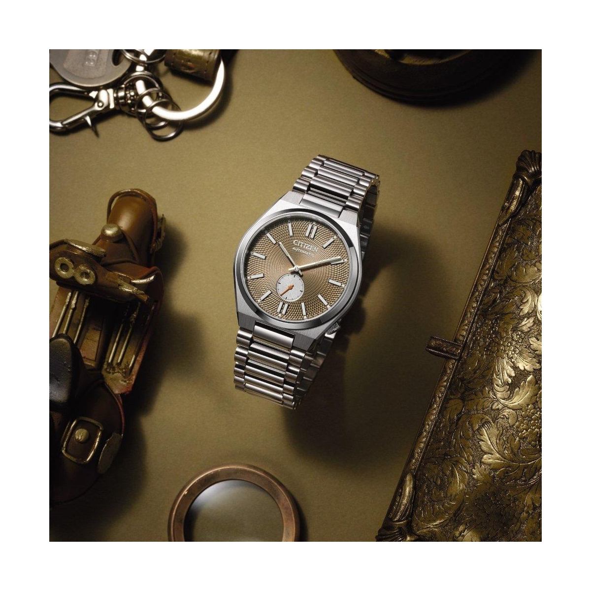 ZEGAREK CITIZEN TSUYOSA SAPPHIRE MECHANICAL SMALL SECOND