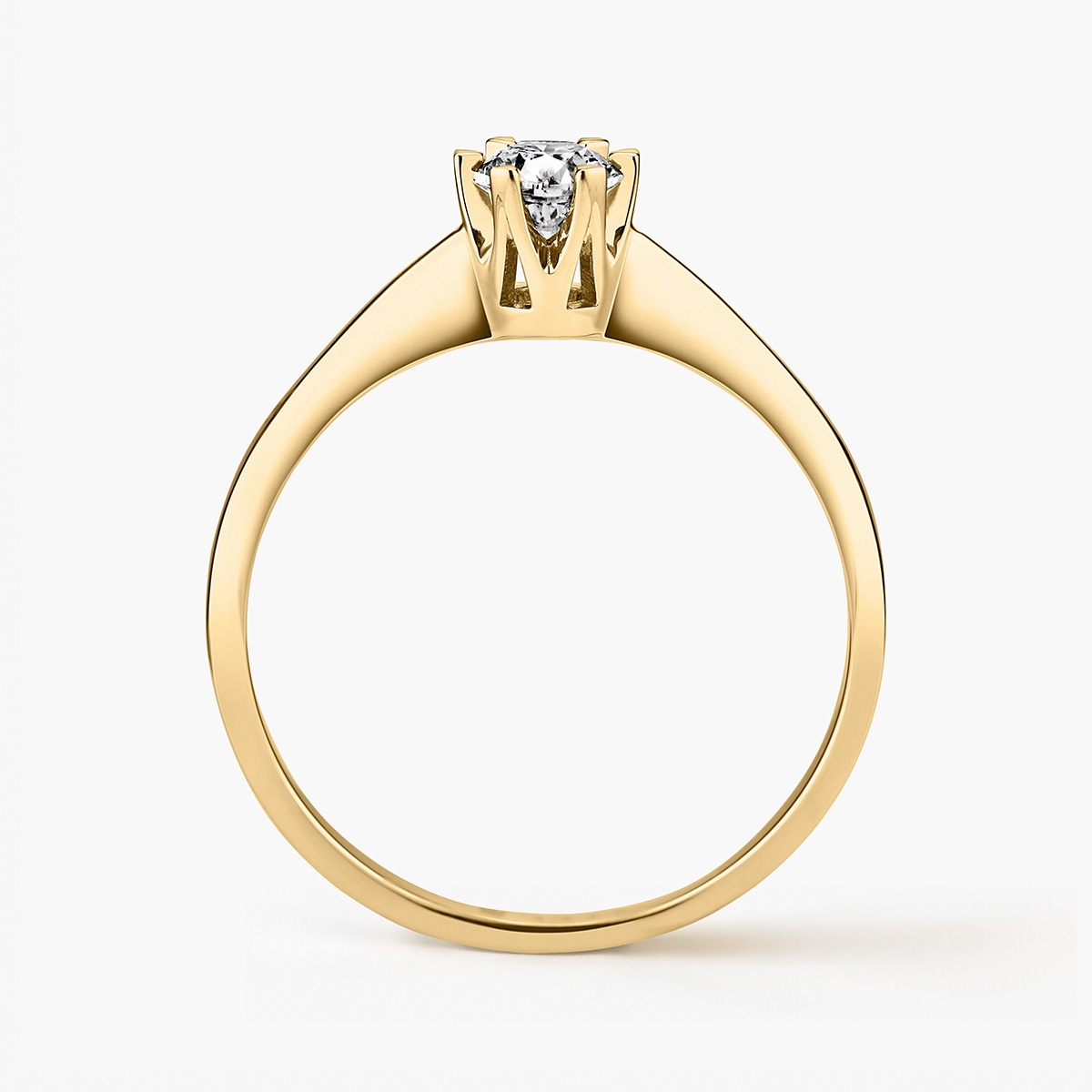 Pierścionek zaręczynowy złoty Jedyny