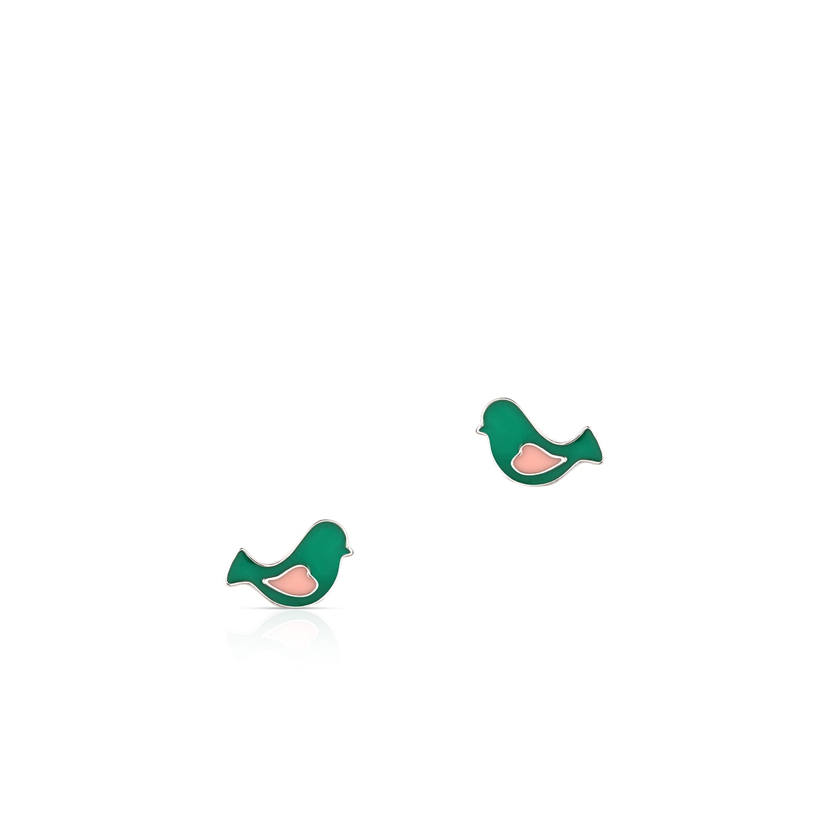 Kolczyki srebrne ptaszki W.KRUK