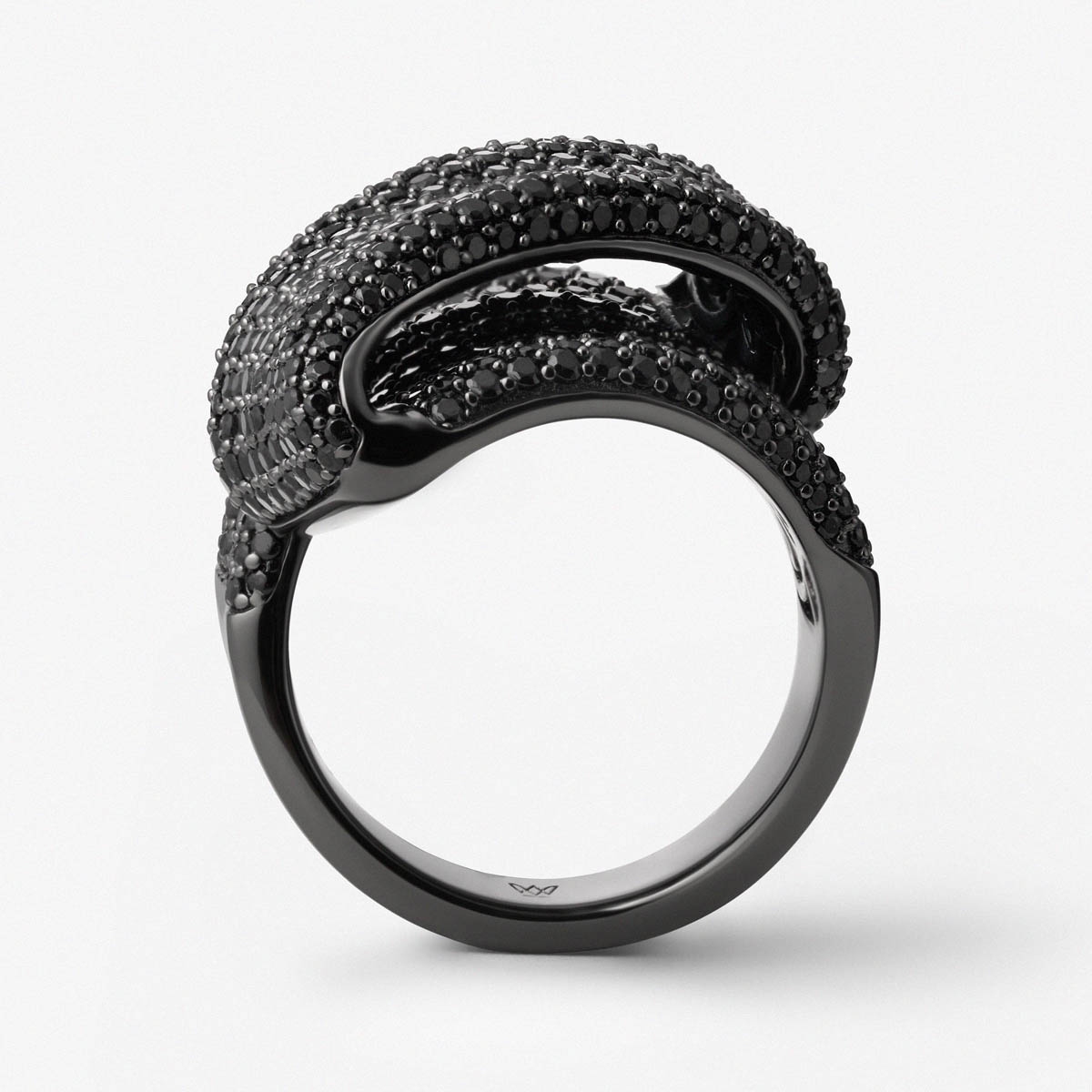 Pierścionek srebrny Meteory