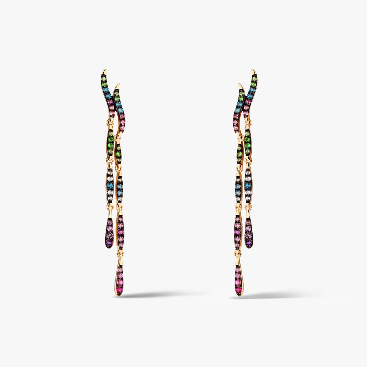 Kolczyki złote Preludium Paradise Birds