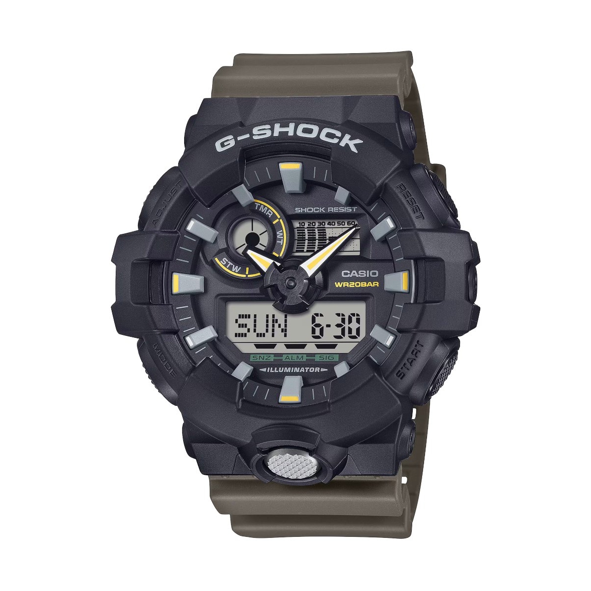 ZEGAREK G-SHOCK ORIGINAL TWO TONE UTILITY COLOR
